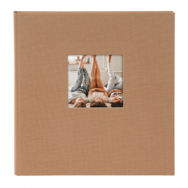 Goldbuch 27619 Bella Vista 30x30cm haselnuss schwarze Seiten