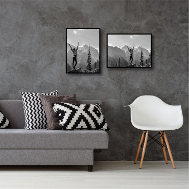Haes Kunststoffrahmen EF6B Easy Frame 30x45cm schwarz