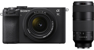 Sony Alpha ILCE-7C II schwarz + 28-60mm f4-5,6 + 100-400 f5,6-8 OSS