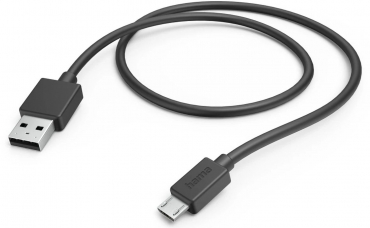 Hama 201584 Ladekabel USB-A - Micro-USB, 1m schwarz