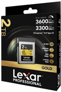 Lexar CFexpress Professional Type-B Gold 4.0 2TB