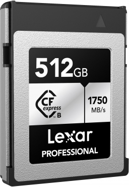 Lexar CFexpress Type-B Silver 512GB 1750/1300MB/S.
