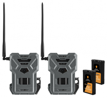 SPYPOINT FLEX-DARK wildlife camera 2-pack + 2x LIT22 battery