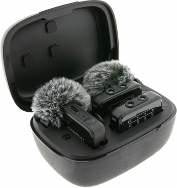 PATONA Premium Wireless Mikrofonset M16 mit 2 Sendern und 1 Empfänger