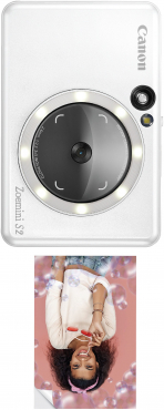Canon Zoemini S2 blanc perle + ZP-2030 20 feuilles