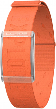 COROS heart rate monitor orange
