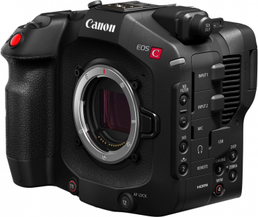 Canon EOS C80 + adapter EF to EOS R 0.71x