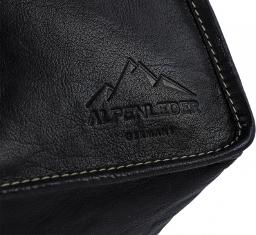 Alpenleder Camera Bag Presse Black Ebony Buff Crumple