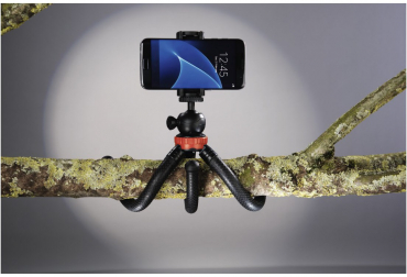Hama FlexPro pour téléphone portable,GoPro,caméra 27cm rouge