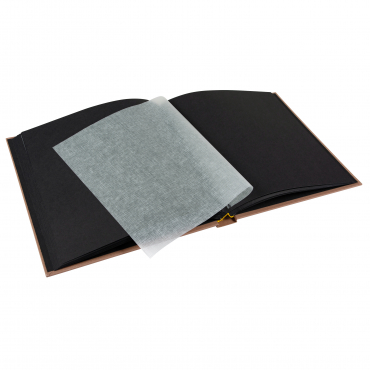 Goldbuch 27619 Bella Vista 30x30cm haselnuss schwarze Seiten