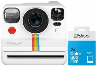 Polaroid Now+ Camera white + 600 Color Film 2x8