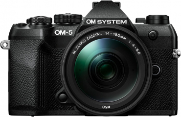 OM SYSTEM OM-5 II schwarz + 14-150mm II + Peter Hadley BLS-5 Akku