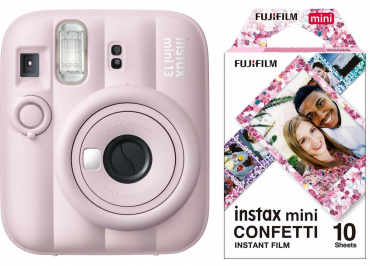 Fujifilm instax mini 13 Candy Pink + Mini Film Confetti
