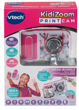 VTech KidiZoom Print Cam Scrapbook Bundle rose