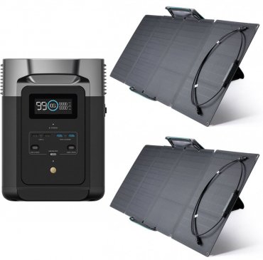 EcoFlow DELTA 2 + 2x 110W solar panel