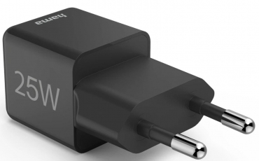 Hama 201985 Schnellladegerät USB C 25 W Schwarz
