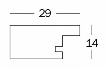 Walther Cadre en bois HO330D Home 30x30cm gris