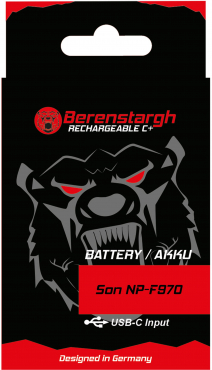 Berenstargh Akku Sony NP-F970 10500mAh USB-C Input