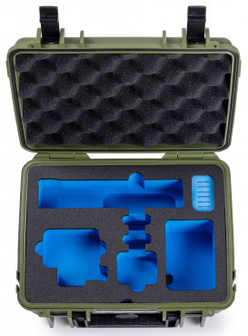 B&W GoPro Hero 13 Case type 1000 marron/vert