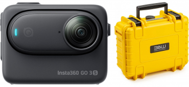 INSTA360 GO 3S (64GB) Black + étui B&W type 500 jaune