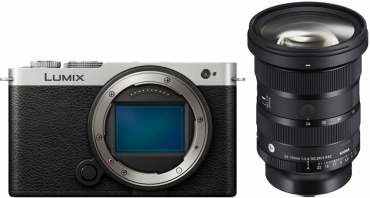 Panasonic Lumix DC-S9 argent/noir + Sigma 24-70 II f2,8