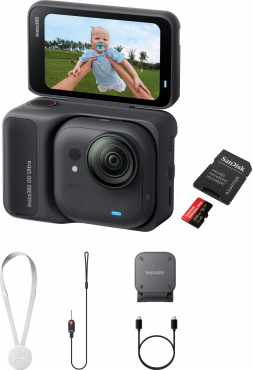 INSTA360 GO Ultra Standard Bundle (Midnight Black) + SanDisk 256GB