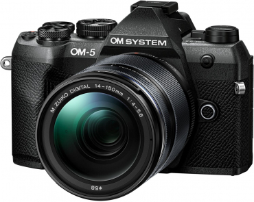 OM SYSTEM OM-5 II schwarz + 14-150mm II + Peter Hadley BLS-5 Akku