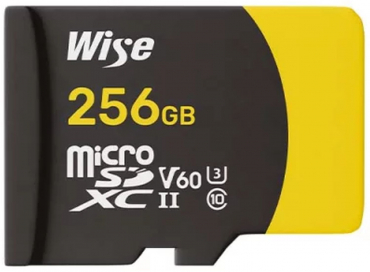 Wise micro SDXC UHS-II V60 256GB 100MB/s