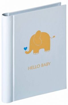 Walther MA-148-L Einsteckalbum Baby Animal blau für 30 Fotos