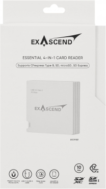 Exascend Essential Kartenleser 4 in 1 USB 3.2