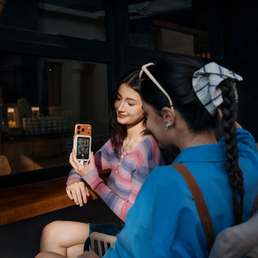 INSTA360 Snap Selfie Screen mit Licht