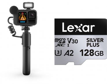 GoPro HERO13 Black Creator Edition +Lexar microSDXC Silver 128GB V30