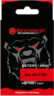 Berenstargh Akku Sony NP-F750 7000mAh USB-C Input