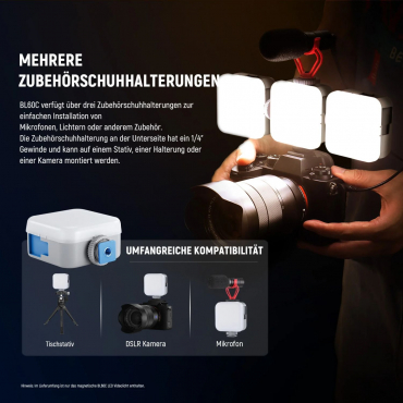 NEEWER BL60C, 5 Watt magnetisches RGB Videolicht