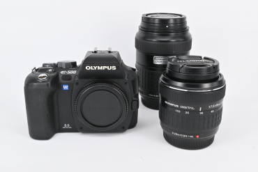 Olympus E-500 Double Zoom Set 17,5-45mm + 40-150mm gebraucht #9070376