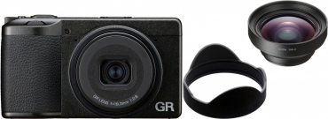 Ricoh GR IV + Ricoh GR Weitwinkelkonverter GW-4