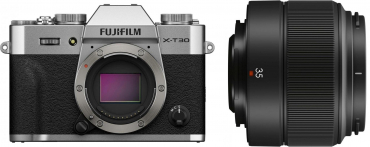 Fujifilm X-T30 III Silber + XC35mm f2 Schwarz
