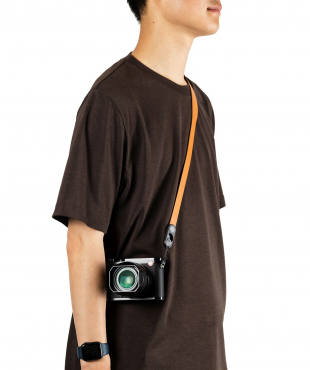 Peak Design Form Leather Camera Strap Short Amber