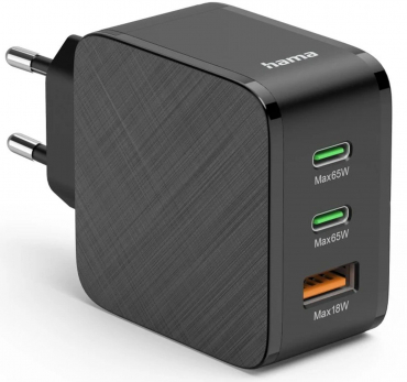 Hama 201961 USB-A/C Schnellladegerät 65W
