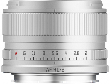 TTARTISAN AF 40mm f2 L-Mount (Vollformat) silber