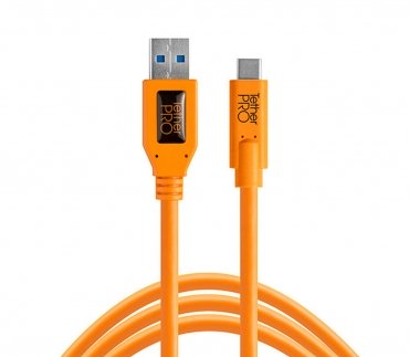 Tether Tools USB 3.0 vers USB-C 4,60m orange