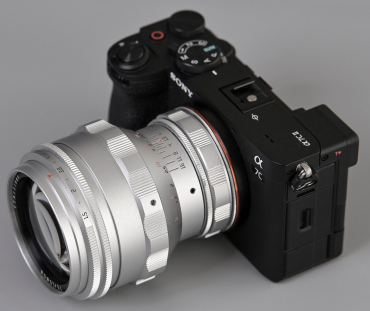 TTArtisan 75mm f1,5 M42 (Vollformat) silber