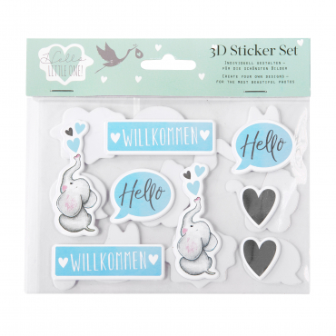 Goldbuch Sticker 10723 Hello Little One blau