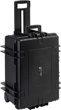 B&W Case Type 6800 RPD black with compartment divider