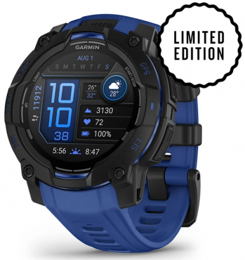 Garmin Instinct® 3 45mm AMOLED Schwarz Blau