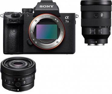 Sony Alpha ILCE-7 III + SEL FE 24-105mm f4,0 G OSS + SEL 40mm f2,5 G