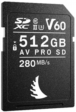 Angelbird SD Card AV PRO UHS-II 512GB V60 280MB/s