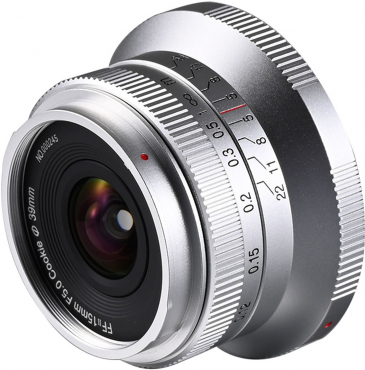 LAOWA 15mm f5 Cookie FF für Sony E, silber