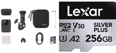 DJI Osmo 360 II Limitless Riding Combo + Lexar Silver Plus 256GB - 6073111 DJI Osmo 360 II Limitless Riding Combo + Lexar Silver Plus 256GB
