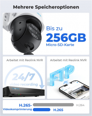 Reolink Trackmix Series W760 WiFi-Outdoor Überwachungskamera